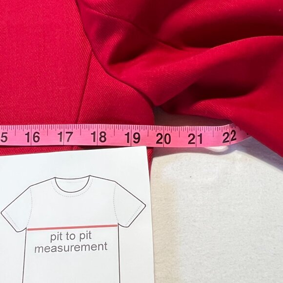 ❤️Vintage Braemar Jeremy Scott 100% Wool Red Blazer Jacket - Picture 13 of 13